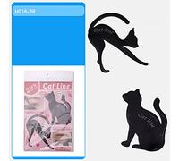 Cryfokt Maquillage Chat Stencil, 2 Pièces Gabarit Yeux Réutilisable PVC | avec finition mate pour un look de fête, un œil charbonneux et un guide d\'outils de mise en forme des sourcils