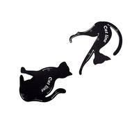 Cryfokt Maquillage Chat Stencil, 2 Pièces Gabarit Yeux Réutilisable PVC | avec finition mate pour un look de fête, un œil charbonneux et un guide d\'outils de mise en forme des sourcils
