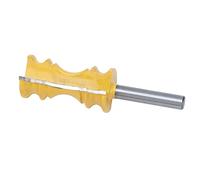 Cryfokt Mèches de Routeur de Moulage de Cimaises en Forme de Couronne, Palette/aile en Alliage, Coupe de Profondeur de 2 Pouces pour de Belles Formes de Cimaises, pour les Projets de Rénovation