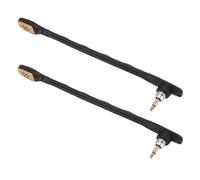 Cryfokt Microphone de Jeu Détachable de 3,5 Mm, Mic de Jeu de Remplacement plié Léger 2pcs pour la Réparation (Black)