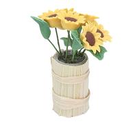 Cryfokt Mignonne Tournesol Miniature Fleur Set Argile sans Poison Plantes