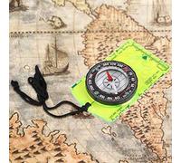 Cryfokt Mini Boussole Multifonctionnelle pour la Navigation et la Course D'orientation, Légère pour Garçons et Filles, Survie en Camping 46g