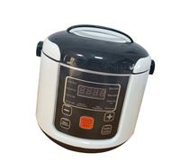 Cryfokt Mini Cuiseur à Riz électrique Portable, Cuisson Saine et Sûre, Fonction de Maintien au Chaud pour le Camping, la Conduite, les Voyages en Camping-car, adapté pour 2 à 4 Personnes, Métal 8,7