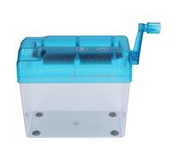 Cryfokt Mini Destructeur Manuel Compact et Transparent Opération Facile pour Le Bureau à Domicile Déchiquetage Petit Destructeur de Papier en ABS Durable 1 unité