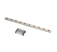 Cryfokt Mini Guide D'arbre de Rail Linéaire : Guide de Rail Linéaire Léger et Durable pour Machines Corexy et CNC. (250 mm)