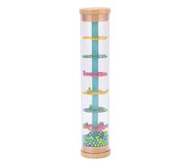 Cryfokt Mini Jouet Rainmaker pour bébé, pour Stimuler Les Sens Auditifs, Visuels et Tactiles, Instrument de Musique en Bois Massif et en Plastique pour Bébés et Tout-Petits