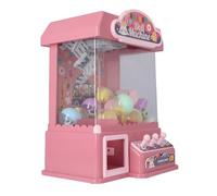 Cryfokt Mini Machine à Griffes de Poupée, Jouet électrique avec Musique Légère et Cool pour Fête, Comprend 10 Poupées + 20 Pièces + 10 Coquilles D'œufs, Améliore Les Compétences et Joue Ensemble,