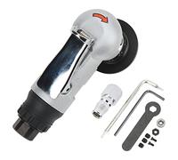 Cryfokt Mini Machine de Découpage D'arc à Chanfrein Pneumatique à 45 Degrés pour un Travail Efficace avec 5 Niveaux de Réglage de la Vitesse D'admission D'air pour les Menuisiers et les (Style