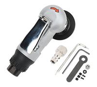 Cryfokt Mini Machine de Découpage D'arc à Chanfrein Pneumatique à 45 Degrés pour un Travail Efficace avec 5 Niveaux de Réglage de la Vitesse D'admission D'air pour les Menuisiers et les (Style