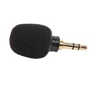 Cryfokt Mini Microphone à Condensateur pour Caméra, Haute sensibilité, Prise Omnidirectionnelle Coupe-Vent pour Chanter, Enregistrement en Streaming en Direct, pour Carte Son de Caméra D'ordinateur