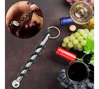 Cryfokt Mini Ouvre-bouteille de Vin Ergonomique en Acier Inoxydable, Porte-clés, Outil à Vin Léger et Pratique pour le Camping ou les Voyages 2,4 * 0,4 * 0, Pouces 1 unité