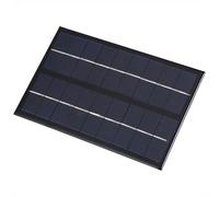 Cryfokt Mini Panneau Solaire Polycristallin 3W, pour Bricolage Efficace, Chargeur de Téléphone, Taille Compacte