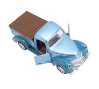 Cryfokt Modèle de Camion en Alliage 1:32, Figure Réaliste des Camions Classiques Classiques pour la Décoration de la Collection de Maisons (Blue)