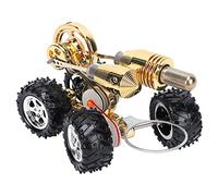 Cryfokt Modèle de Moteur de Voiture Stirling avec Apparence Vive, Kit Scientifique Physique Exquis, Cadeau Parfait pour Les Amis et la Famille, Matériau en Alliage de Zinc