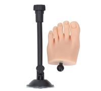 Cryfokt Modèle de Pied de Pratique des Ongles en Gel de Silicone de Haute qualité, Conception de Support Robuste pour un Usage Personnel et Professionnel (Pied gauche)