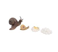 Cryfokt Modèle D'insecte de Cycle de Croissance D'escargot, Jouet éducatif, Modèle de Cycle de Vie Animal Réaliste pour Enfants, Temps de Jeu en Plastique, 4 Modèles D'insectes