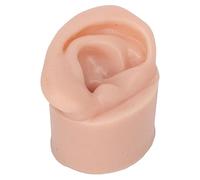 Cryfokt Modèle D'oreille en Silicone de Couleur Peau Moyenne pour le Nettoyage et L'enseignement du Nettoyage des Oreilles, Durable et Résistant à L'usure, pour la Pratique des Débutants (Gauche)