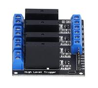 Cryfokt Module de Relais Statique 4 Canaux avec Fusible pour les Amateurs D'électronique de Bricolage, Haute qualité pour une Commutation Efficace, 5 V DC, Comprend des Voyants Lumineux