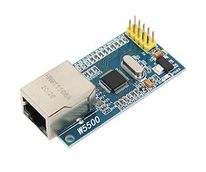 Cryfokt Module de Réseaux Ethernet W5500, Matériel/IP Compact et Efficace pour Les Projets de Bricolage et L'apprentissage, 55 X 28 Mm, 1 unité