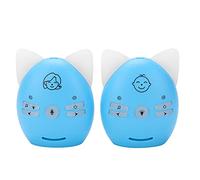 Cryfokt Moniteur pour bébé sans Fil, Moniteur Audio Numérique avec Conversation Bidirectionnelle, Veilleuse, Technologie FHSS, Portée de 200 à 300 Mètres pour la Maison et la Crèche (Prise UE)
