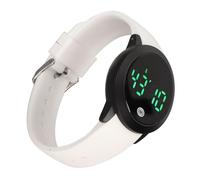 Cryfokt Montre Numérique étanche, élégante, Multifonctionnelle, écran Tactile Couleur, Compte à Rebours 12 24 Heures pour Le Sport, Bracelet en Silicone (#2)
