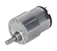 Cryfokt Moteur de Vitesse, Diamètre de l'axe DC de 6 Mm de Diamètre 24 V Moteurs de Réduction de Vitesse électrique pour les Maisons Intelligentes (320RPM)