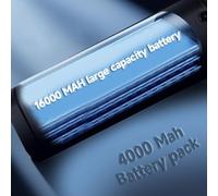 Cryfokt Moteur sans Balais à Jet Précis, Ventilateur Turbo Haute Vitesse 1500G pour Le Dépoussiérage, Ventilateur Violent Portable Turbo pour Les Activités de Plein Air, Composite en Fibre de Carbone