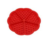 Cryfokt Moule à Gaufres en Silicone élastique de Haute qualité, Démoulage Facile pour les Amateurs de Pâtisserie - 1 Pièce (5 modèles d'amour consécutifs 51068)