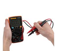 Cryfokt Multimètre Numérique, Multimètre à Plage Automatique True RMS avec Grand écran LCD à 4 Chiffres, Testeur de Résistance de Diode de continuité pour les Tests électriques