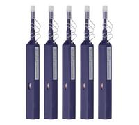 Cryfokt Nettoyant à Fibre Optique, 5 Pcs Fibre Optic End Nettaiteur Styl pour Dia 1,25 Mm Ferrules SC FC St, jusqu'à 800 Temps Plus Propres, Remplacement Automatique du Fil