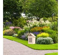 Cryfokt Nid D'abeilles et D'Insectes en Bois pour la Décoration Extérieure du Jardin, fabriqué en Bois de Noyer Naturel, Attire Les Insectes et L'observation des Enfants [Maison, Maison D'abeilles,