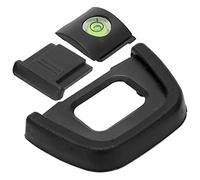 Cryfokt Oculaire de Caméra en Caoutchouc et Plastique, Oeillet de Viseur DK-23, Ensemble de Niveaux de Couverture de Griffe Froide pour Une Longue Durée de Vie, Compatible avec D7200 D750 D5100 D600