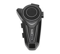 Cryfokt Oreillette Bluetooth pour Moto, Appareil de Communication pour | Suppression Active du Bruit, Batterie 1150 MAh, Assistant Vocal Mains Libres, Compatible avec les Casques Intégraux,