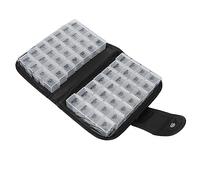 Cryfokt Organisateur de Médicaments Hebdomadaire Quotidien à Grand Compartiment pour Stocker des Suppléments D'huile de Poisson, Boîte à Médicaments Facile à Utiliser pour un Usage Domestique,