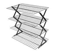 Cryfokt Organisateur de Travail de Travail, Top de Cuisine Plus Stable pour Sécher les Aliments (4 couches)