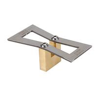 Cryfokt Outil de Marquage à Queue d'aronde, échelle Calibrée avec Précision, Guide à Queue d'aronde en Laiton et Acier Inoxydable, Règle pour le Travail du Bois avec Plage de Mesure 1:5 à 1:8 pour