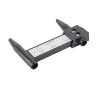 Cryfokt Outil de Mesure du Motif de Goujon de Roue de Voiture pour 4, 5, 6, 8 Cosses, Règle PCD Précise pour la Mesure des Goujons de Véhicule, Matériau Plastique Léger et Durable