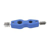 Cryfokt Outil de Nettoyage de Tuyaux 4 en 1, Brosse de Nettoyage de Bornes de Batterie, Manche Long, des Détritus ABS, 4 Têtes de Brosse pour Tuyaux pour Bornes de Batterie