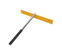 Cryfokt Outil D'ourlet Pliable en Tôle de 38,1 Cm, Cintreuse en Acier Robuste avec Poignée en PVC pour des Panneaux de Conduits de CVC de Toiture, Se Plie en Acier de Calibre 24, 2,5 Cm