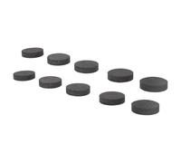 Cryfokt Pads D'isolation pour Enceintes, Diamètre 20 Mm, épaisseur 5 Mm | Mousse EVA, conception auto-adhésive, évite les vibrations, améliore la qualité sonore