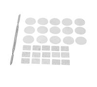 Cryfokt Palette de Mate Ronde Vide -up, Autocollants pour Palettes pour Make -up Métal Métal 15 Pièces Rondes pour la de Relects Set