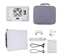 Cryfokt Panneau Lumineux LED RVB, 100 W 2500 K 9900 K à intensité Variable, Panneau Lumineux LED Professionnel avec 1008 Perles, luminosité 4550 Lux, 24 Effets d'éclairage pour la Photographie
