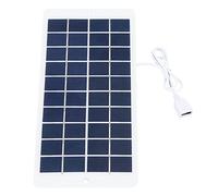 Cryfokt Panneau Solaire de Sortie USB 5V, Chargeur Durable Résistant à la Corrosion pour Téléphone en Voyage