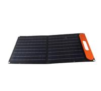 Cryfokt Panneau Solaire Pliable 60W, Chargeur Double Face ETFE 12V PD | Conception à adsorption magnétique, résistante à l\'eau, 2 ports USB, port de type C, port DC, avec poignée pour