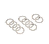 Cryfokt Paquet de 10 Joints de Pédale de Vélo 20mm Acier Inoxydable | Amortissement efficace, convient aux vélos de route, arrête l\'usure du filetage, installation facile, utilisation durable