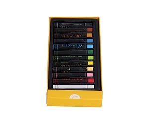 Cryfokt Pastels à L'huile de qualité D'archives pour L'art du Graffiti, Paquet Délicat de 24 pour les Esprits Créatifs, sans Acide (12 couleurs)
