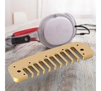 Cryfokt Peigne en Alliage D'aluminium Résistant à L'usure, Pièce D'harmonica pour Mélodie Dorée, Pratique à Utiliser, Excellent Accessoire pour les Musiciens (GOLD)