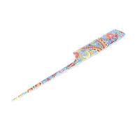 Cryfokt Peignes à Queue de Rat, Peigne à Dents Fines, Matériau ABS Durable, Solide et Flexible pour une Utilisation Professionnelle en Salon, 8,9 X 1,0 Pouces (Peigne à queue pointue à fleur de