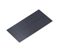 Cryfokt Petit Panneau Solaire en Silicium Monocristallin, Module de Cellule Solaire Durable pour Projets de Bricolage, Usage Domestique 1W 5V