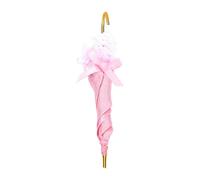 Cryfokt Petite Décoration de Parapluie de Maison de Poupée en Dentelle, Design Complexe pour Chambre à Coucher et Salon, 8.5x1x1cm (Pink)